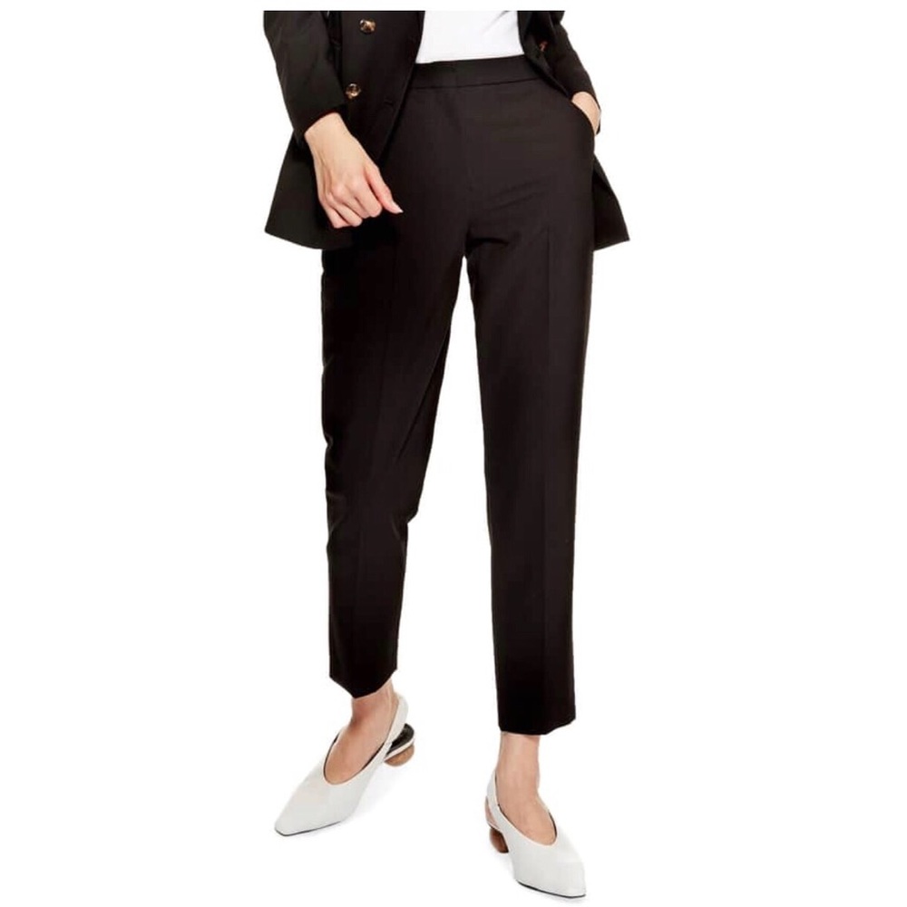 Black cigarette trouser pants